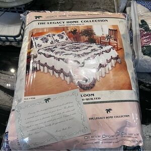 Legacy Home Collection Floral Quilt Set farmhouse NOS Cottagecore king